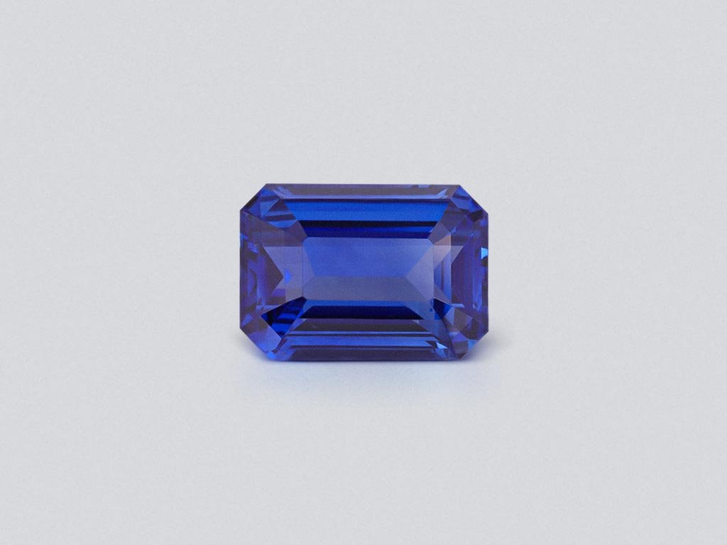 Large sapphire Royal Blue octagon cut 10.02 carats, Sri Lanka Image №1