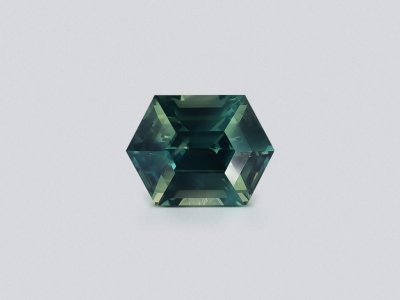 SapphireTeal hexagon cut 1.20 carts, Madagascar photo