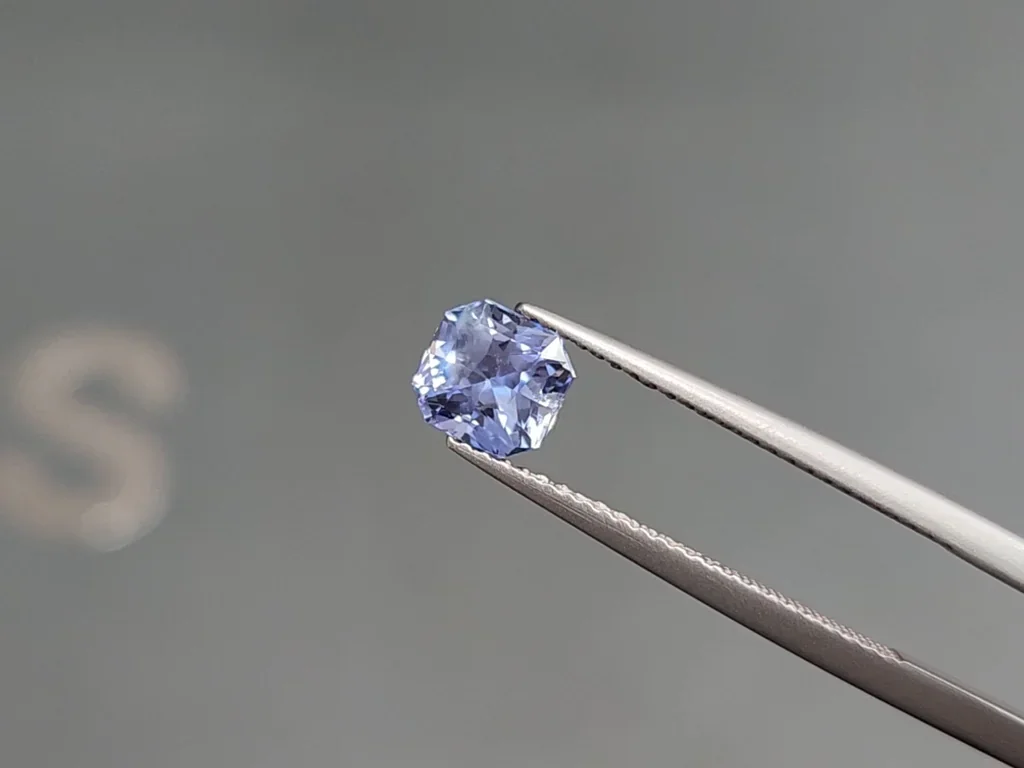 Unheated sapphire Pastel Blue radiant cut 1.51 carats, Sri Lanka  Image №3
