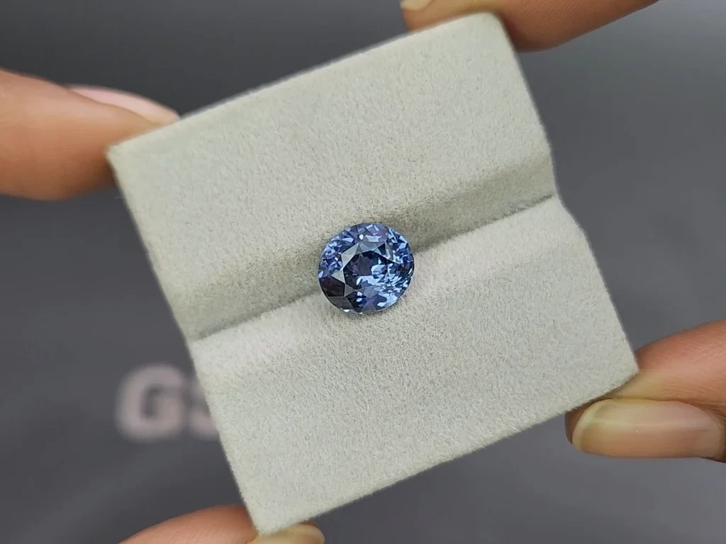 Teal sapphire oval cut 4.03 carats, Sri Lanka Image №4