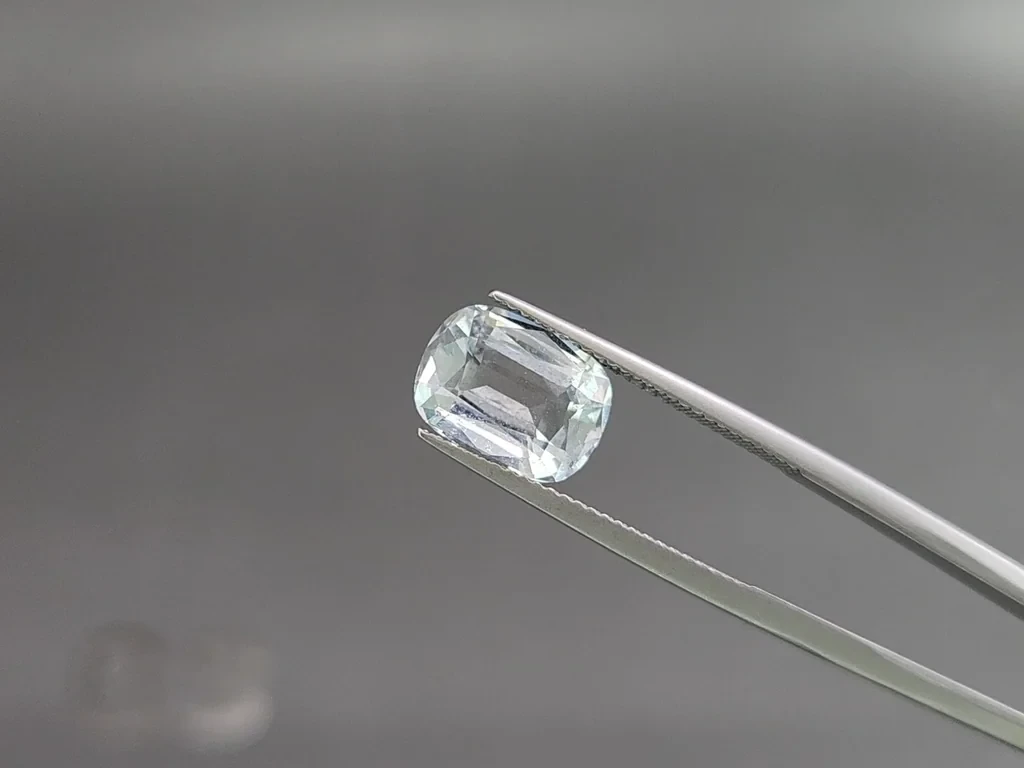 Set of aquamarines cushion cut 9.11 carats, Madagascar Image №3
