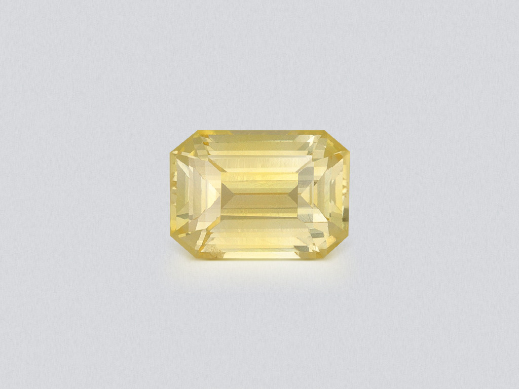 Sapphire Vivid yellow octagon cut 1.64 carats, Sri Lanka Image №1