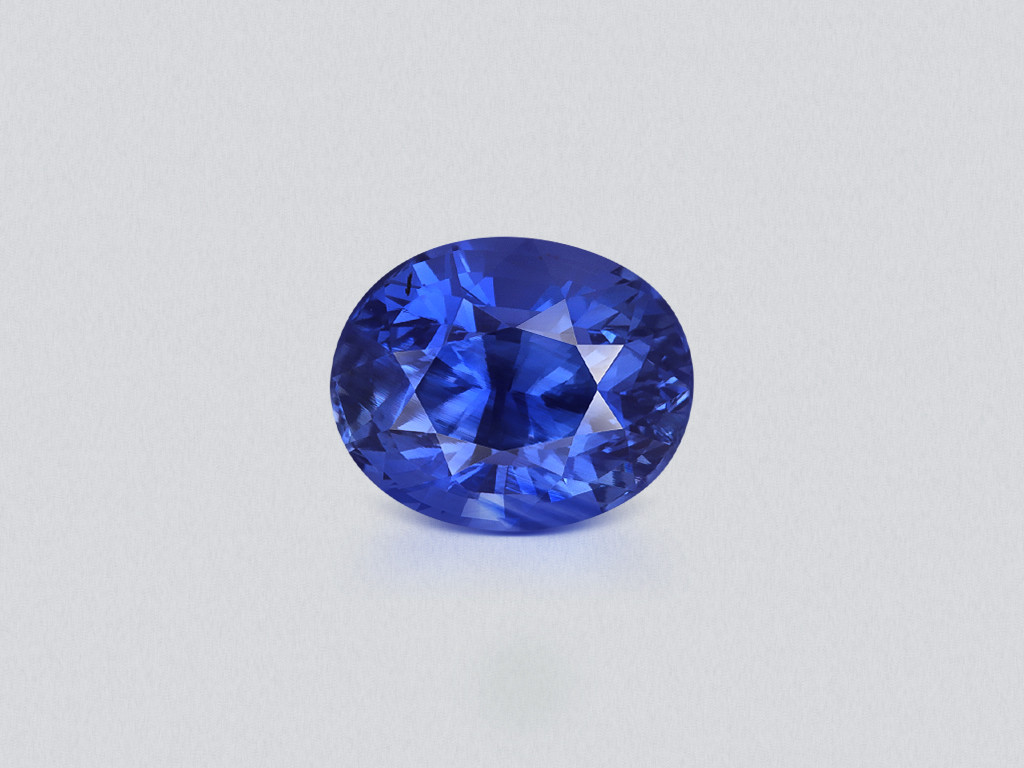 Unheated blue sapphire oval cut 3.09 carats, Sri Lanka Image №1