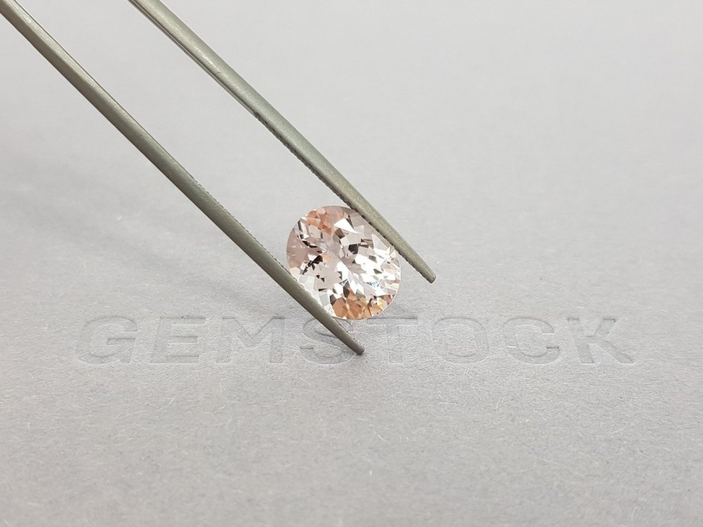 Light morganite oval cut 2.96 ct, GFCO Image №4