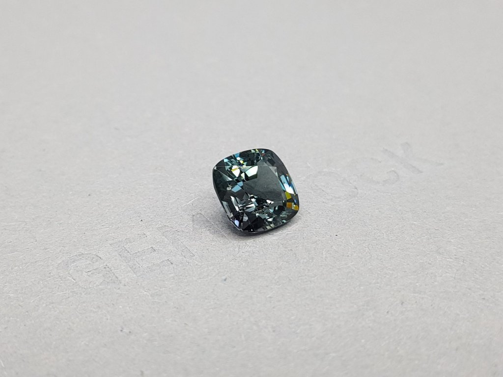 Cushion cut steel spinel 3.87 ct Image №3