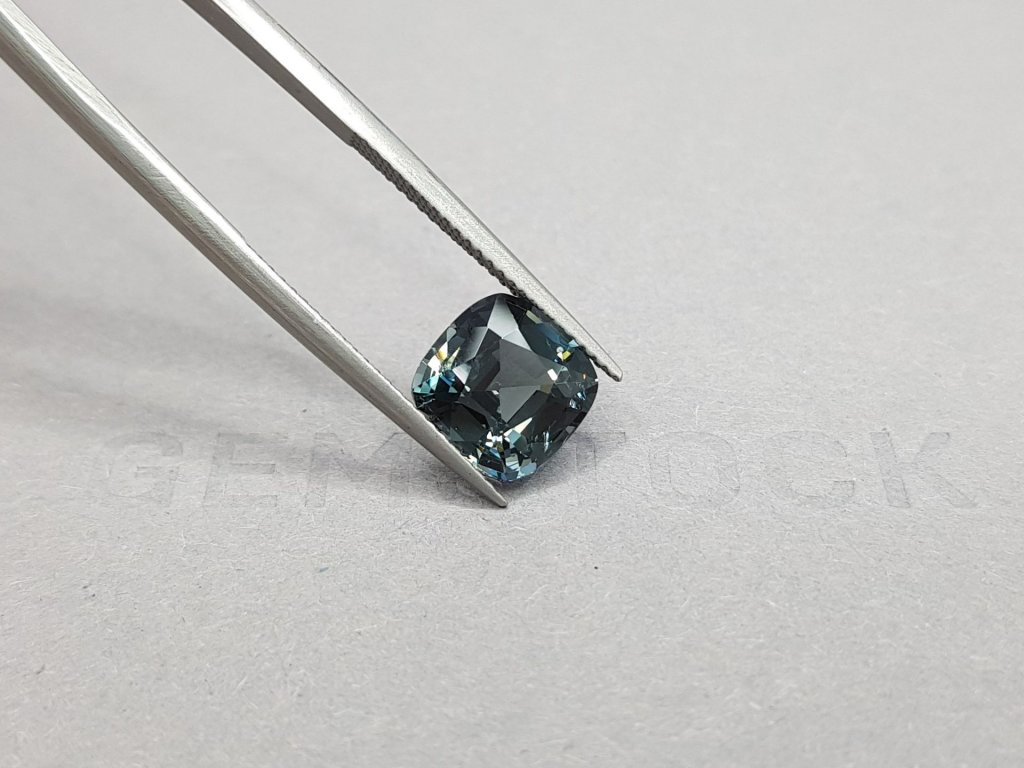 Cushion cut steel spinel 3.87 ct Image №5
