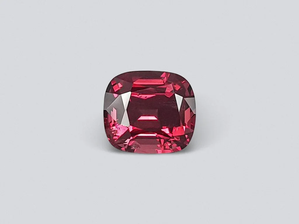Cushion cut Burmese vivid red spinel 3.87 ct Image №1