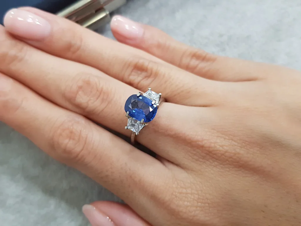 Cornflower Cushion Sapphire 2.12 ct, Sri Lanka Image №2