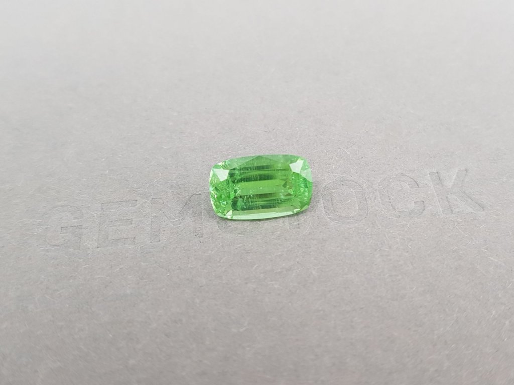 Vibrant green paraiba in cushion cut 3.07 ct Image №2