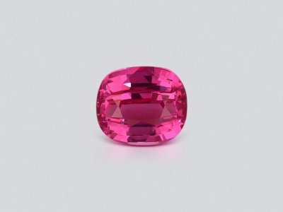Hot pink Mahenge spinel in cushion cut 2.03 carats, Tanzania photo