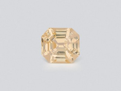 Unheated yellow sapphire in asscher cut 6.07 carats, Sri Lanka photo