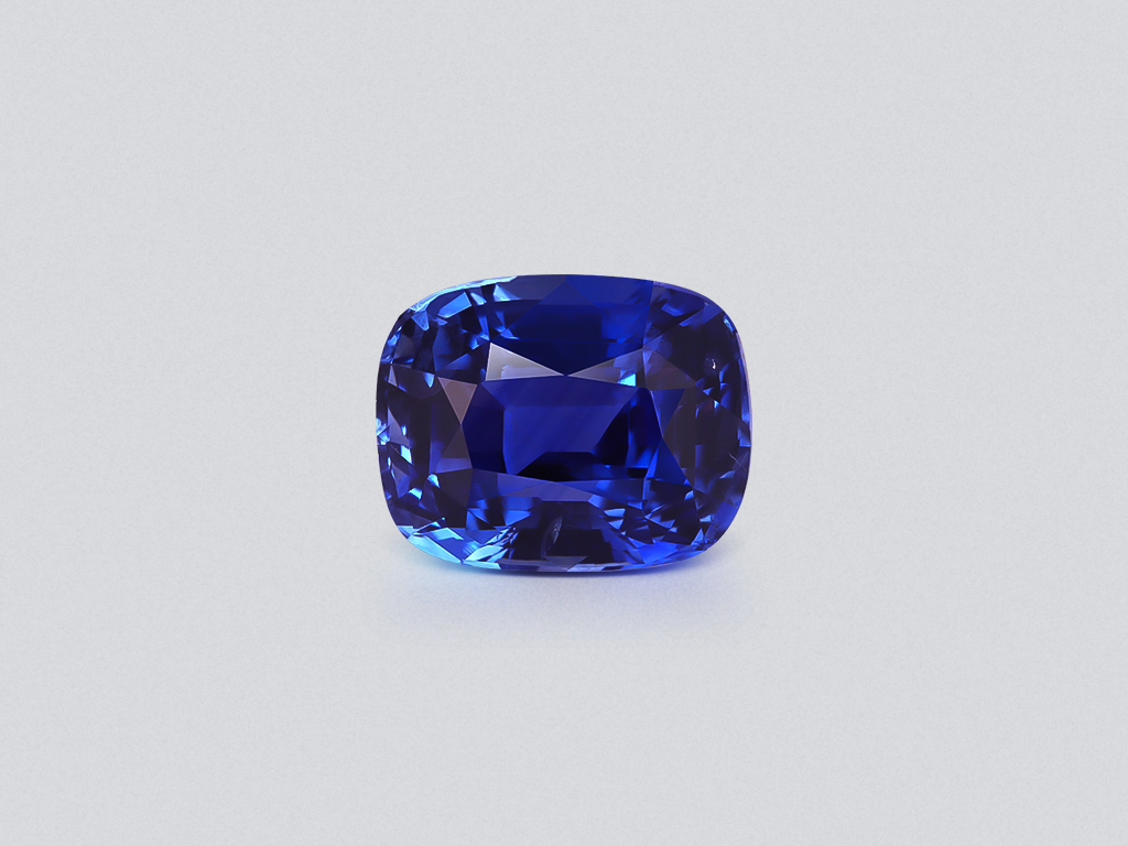 Sapphire Royal Blue cushion cut 2.65 carats, Sri Lanka  Image №1