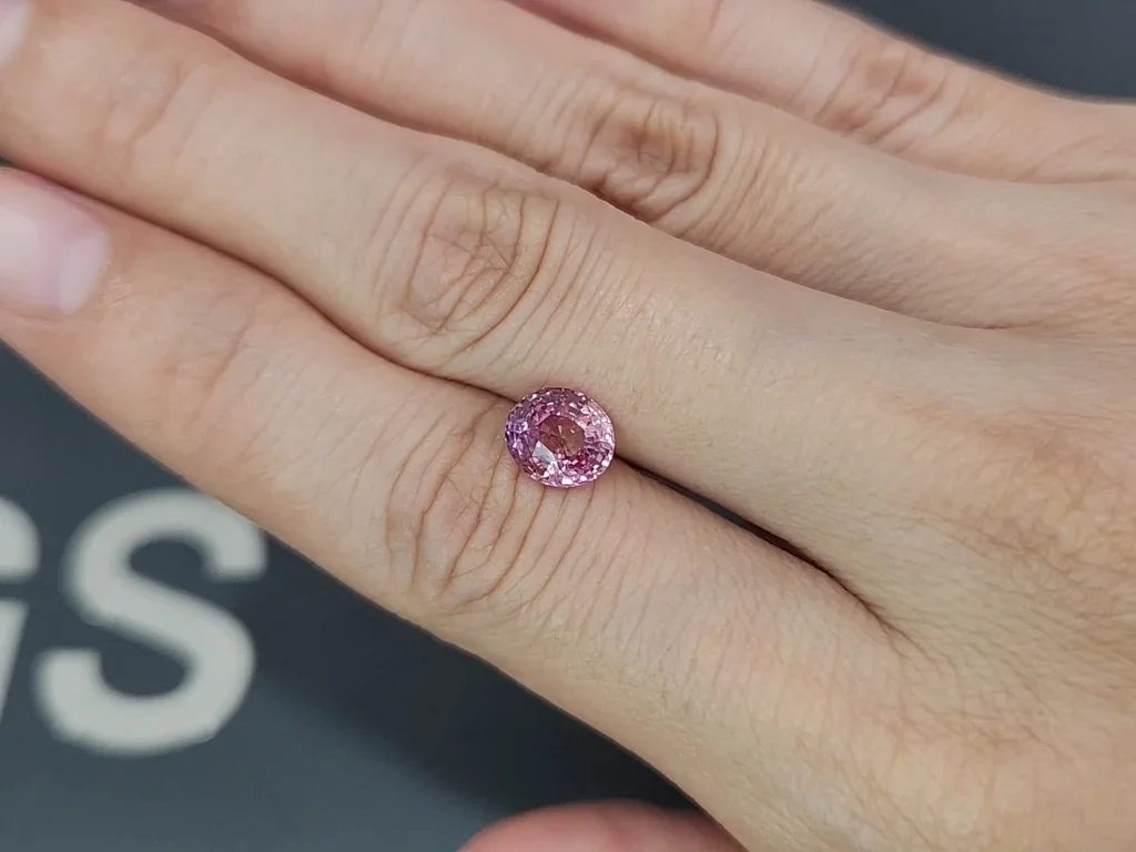 Unheated sapphire Padparadscha oval cut 2.05 carats, Madagascar Image №2
