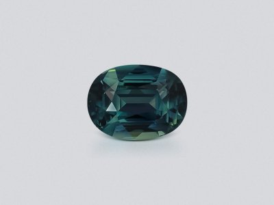 Unheated sapphire Teal oval cut 1.0 6 carats, Madagascar photo