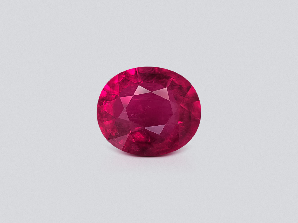Tourmaline rubellite cushion cut 3.17 carats, Africa Image №1