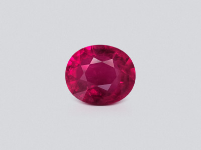 Tourmaline rubellite cushion cut 3.17 carats, Africa photo