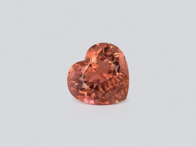 Orange tourmaline heart shape 14.29 carats, Africa photo