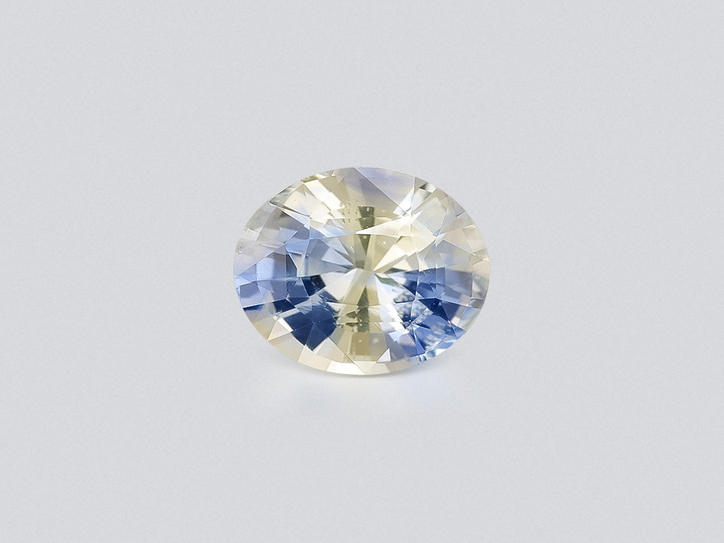 Unheated sapphire Bi-color oval cut 2.53 carats, Sri Lanka Image №1