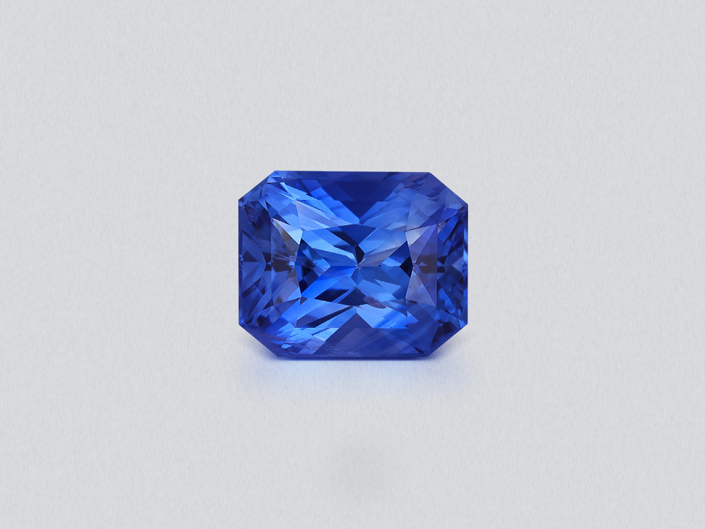 Blue sapphire radiant cut 3.00 carats  Sri Lanka Image №1
