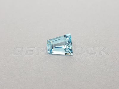 Trapezoid cut aquamarine 5.33 ct, Zambia, GFCO photo