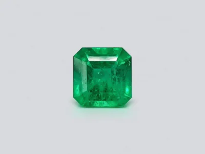 Colombian Vivid Green Emerald asscher shape 1.58 ct photo