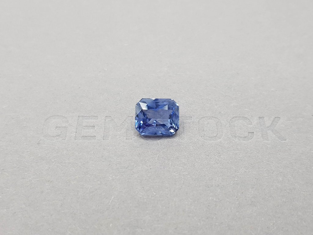 Natural blue sapphire in radiant cut 3.51 ct, Sri Lanka Image №1