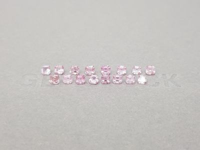 Asscher cut pink spinel set 2.22 ct, Tanzania photo
