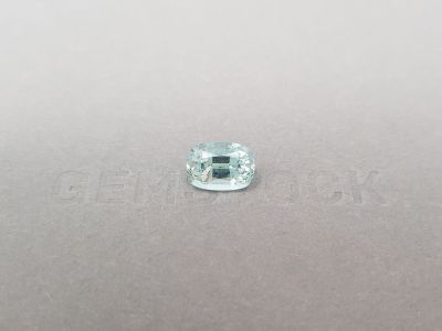 Cushion cut aquamarine 2.46 ct, Mozambique, GFCO photo