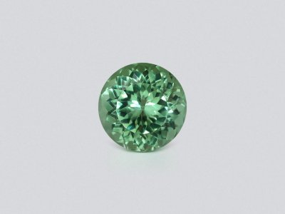 Mint green tourmaline in round cut 2.38 carats, Africa photo