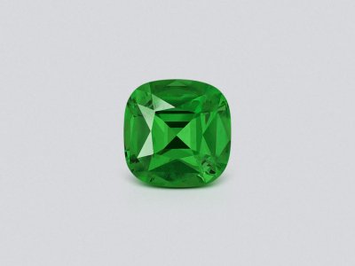 Intense Green tsavorite garnet in cushion cut 1.93 carats, Tanzania photo