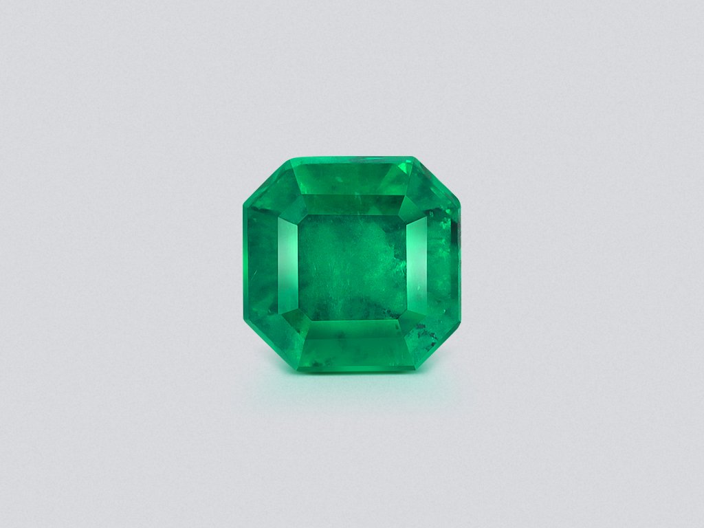 Emerald Vivid Green asscher cut  2.34 carats, Colombia Image №1