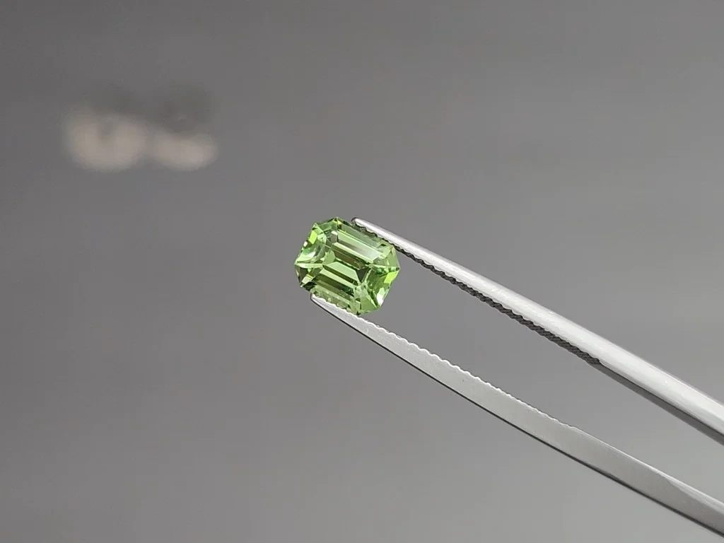 Garnet tsavorite octagon cut 1.53 carats, Tanzania  Image №3