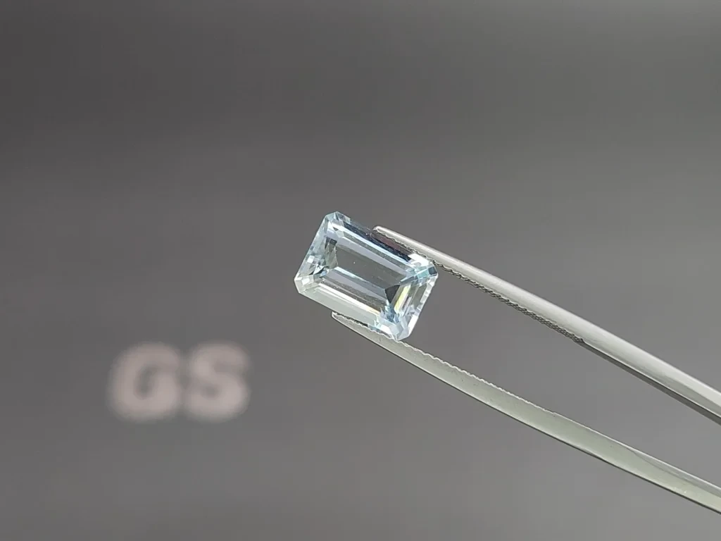 Aquamarine octagon cut 3.27 carats, Madagascar  Image №3