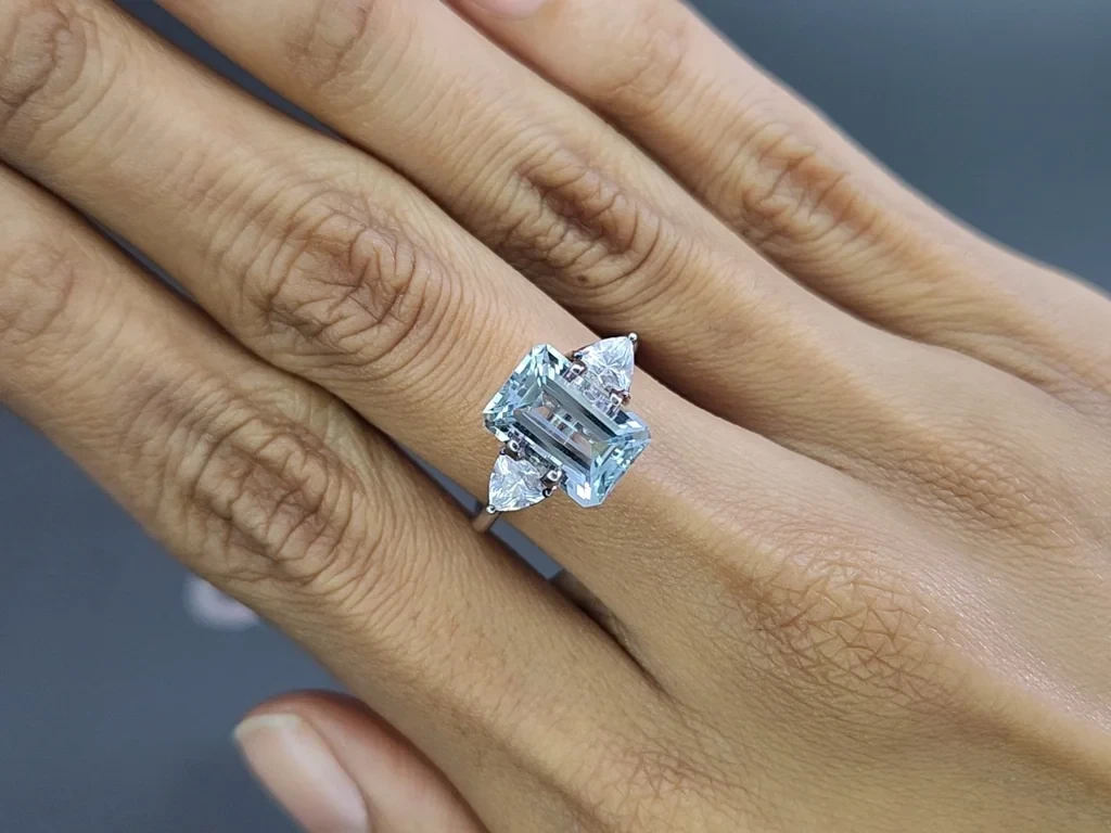 Aquamarine octagon cut 3.27 carats, Madagascar  Image №5