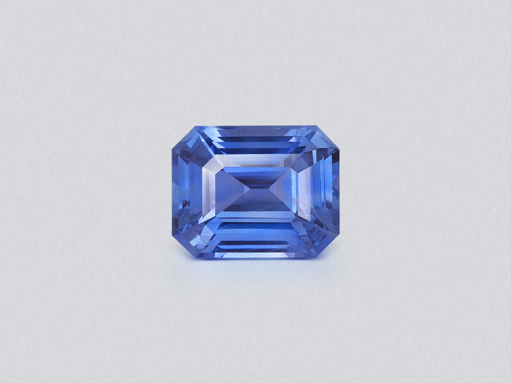 Unheated blue sapphire octagon cut  2.05 carats, Sri Lanka Image №1