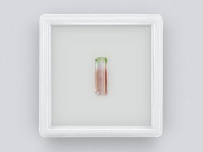 Watermelon tourmaline octagon cut 1.92 ct, Mozambique photo