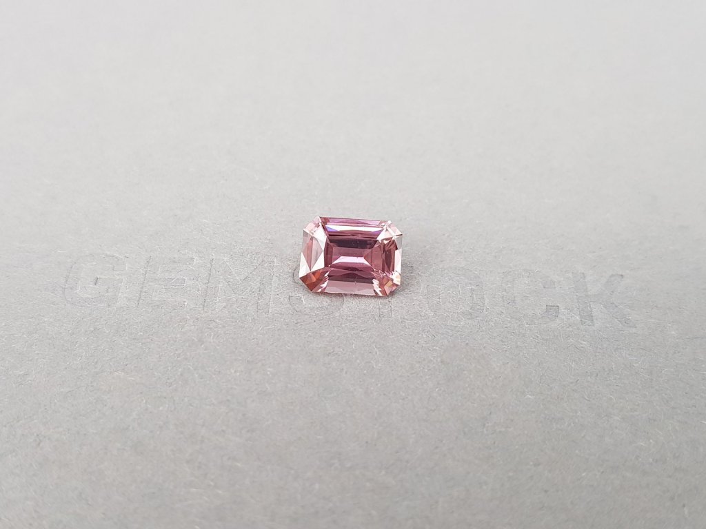 Tourmaline orange pink octagon cut 1.93 ct, Nigeria Image №3