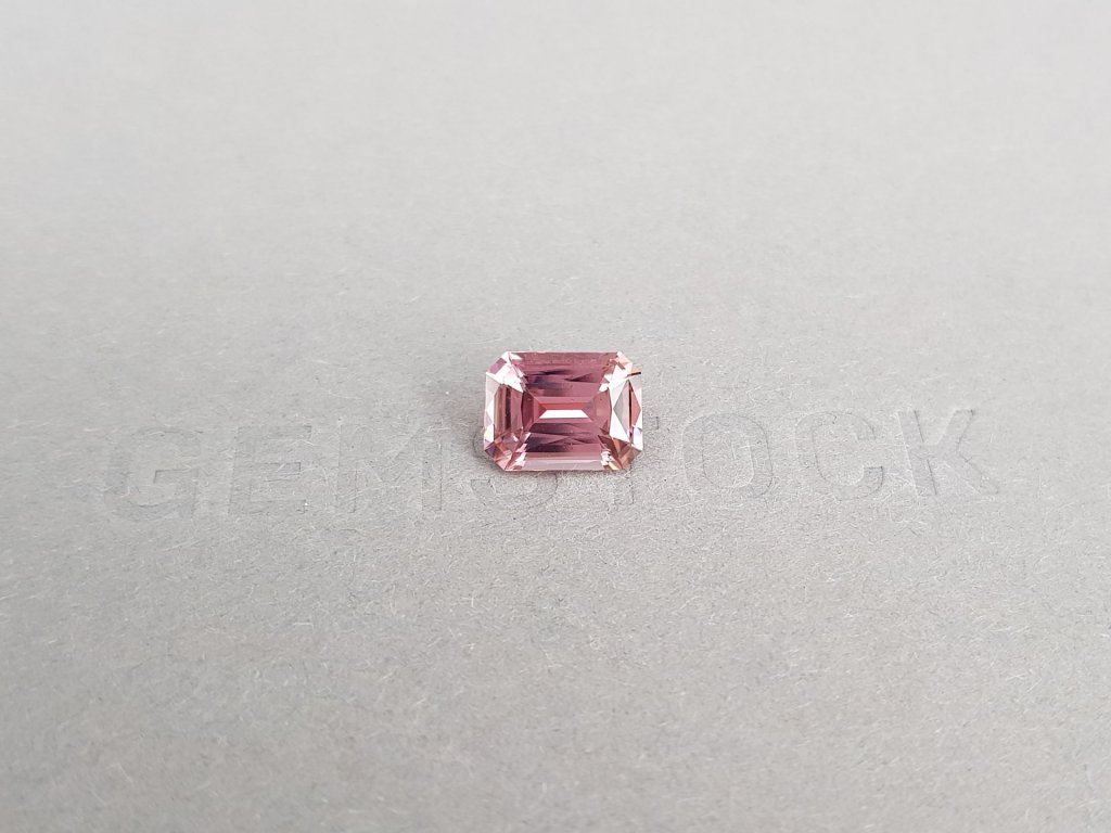 Tourmaline orange pink octagon cut 1.93 ct, Nigeria Image №2