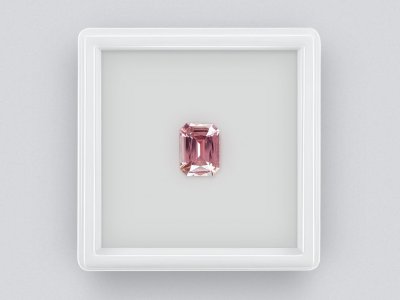Tourmaline orange pink octagon cut 1.93 ct, Nigeria photo