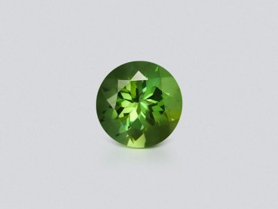 Green tourmaline in round cut 2.21 carats, Africa photo