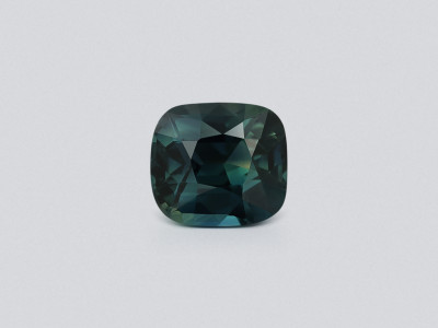 Unheated Teal sapphire cushion cut 2.04 carats, Sri Lanka photo