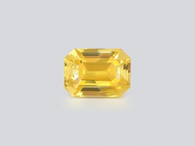 Yellow sapphire octagon cut 2.01carats, Sri Lanka photo