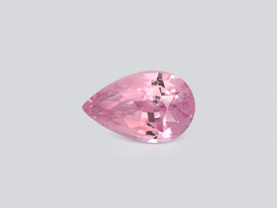 Unheated Padparadscha sapphire pear cut 4.52 carats, Sri Lanka  photo