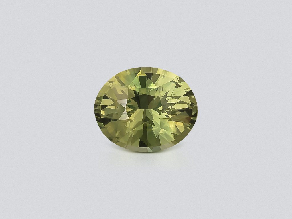 Unheated sapphire Bi-color oval cut 1.56 carats, Madagascar Image №1