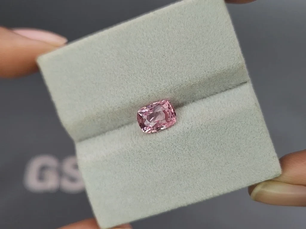 Unheated sapphire Padparadscha cushion cut 2.02 carats, Sri Lanka  Image №4