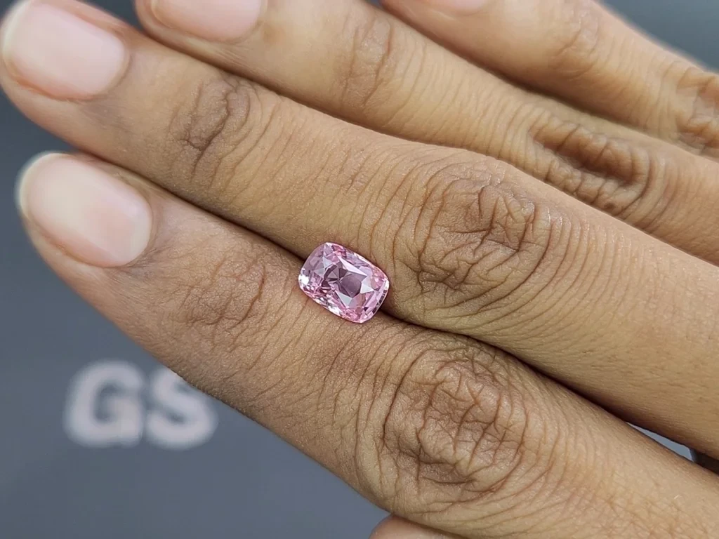 Unheated sapphire Padparadscha cushion cut 2.02 carats, Sri Lanka  Image №2