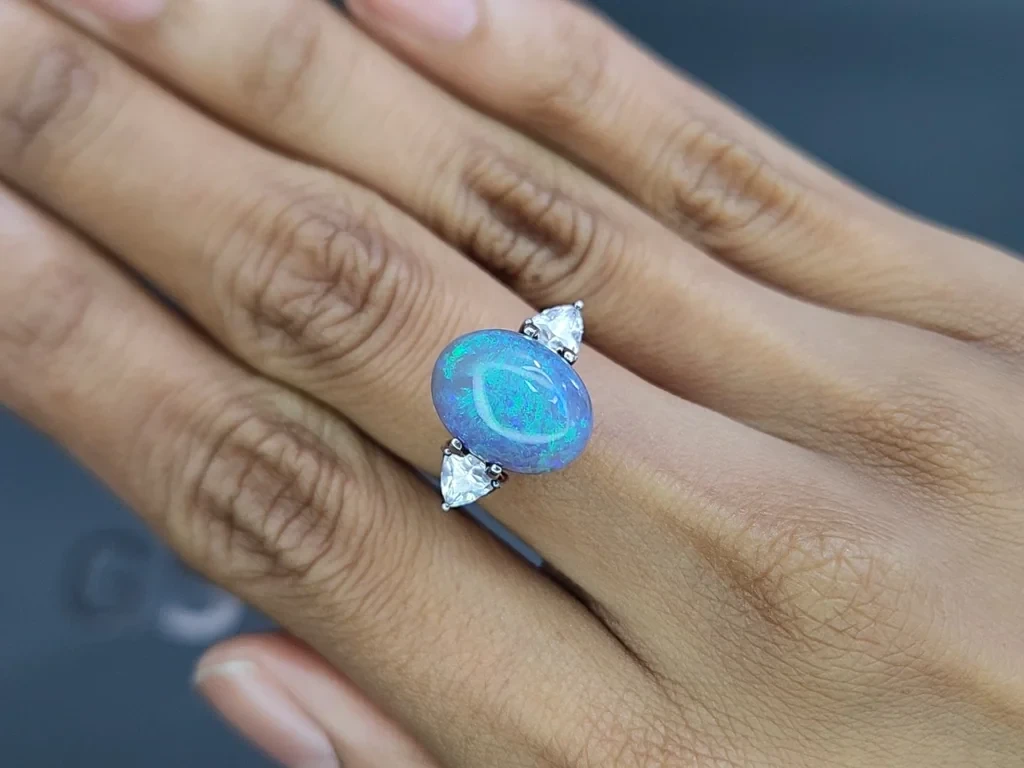 Opal oval cut 6.26 carats, Australia Image №5