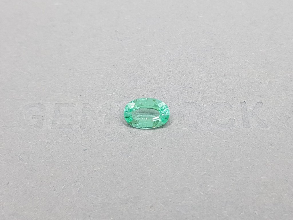 Paraiba oval tourmaline, bluish green, 1.25 ct Image №2