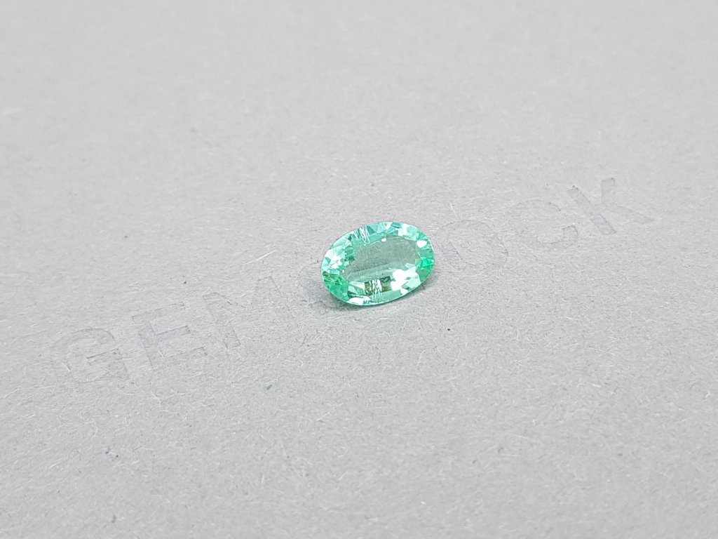 Paraiba oval tourmaline, bluish green, 1.25 ct Image №4