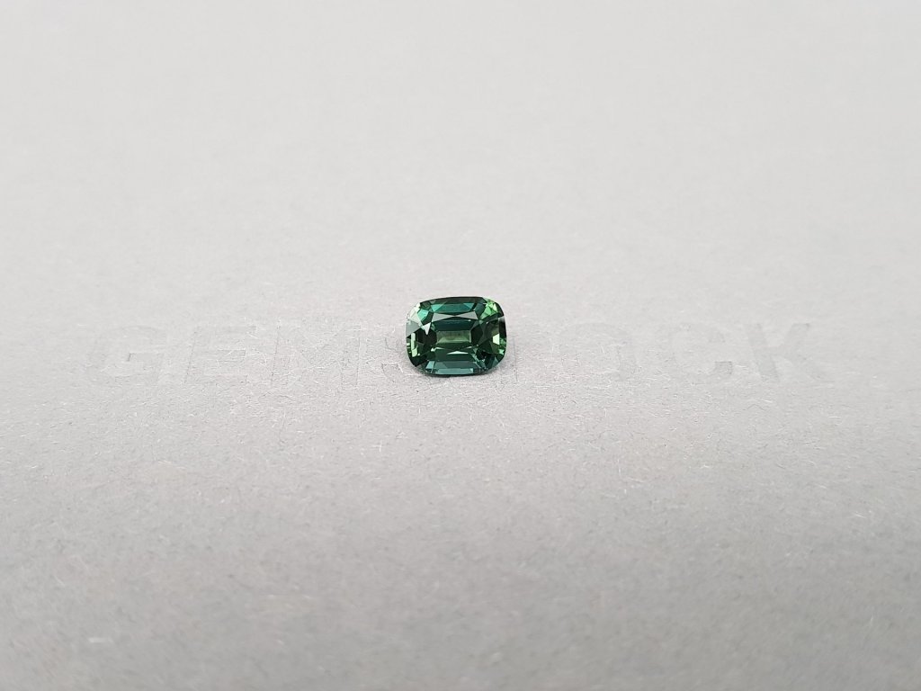 Unheated sapphire color teal in cushion cut 1.19 ct, Madagascar Image №2